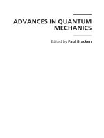 ADVANCES IN QUANTUM MECHANICS pot