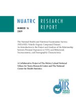A Collaborative Project of The Mickey Leland National Urban Air Toxics Research Center and The National Center for Health Statistics pot