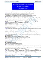 Đề thi thử đại học môn vật lí năm 2011 Khóa thầy Đặng Việt Hùng lần 7 phần 1