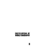 ENCYCLOPEDIA OF WORLD BIOGRAPHY 8 pptx