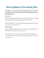 Bài trí phòng trẻ theo phong thủy doc