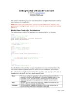 Getting Started with Zend Framework By Rob Allen ppt