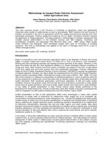 Methodology for Integral Water Pollution Assessment within Agricultural Area docx