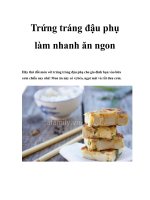Trứng tráng đậu phụ làm nhanh ăn ngon pdf