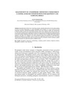 MEASUREMENT OF ATMOSPHERIC DEPOSITION UNDER FOREST CANOPIES: SOME RECOMMENDATIONS FOR EQUIPMENT AND SAMPLING DESIGN docx