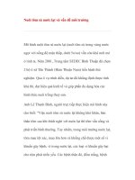 Nuôi tôm sú nước lạt và vấn đề môi trường pptx