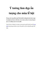Ý tưởng làm đẹp ấn tượng cho mùa lễ hội docx