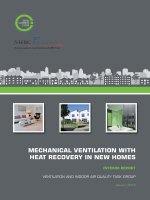 MECHANICAL VENTILATION WITH HEAT RECOVERY IN NEW HOMES ppt