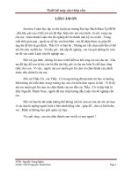 Thiết kế máy cán ren thép vằn