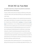 Di tích Mỹ Lộc Nam Định docx