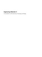 Engineering Materials 2An Introduction to Microstructures, Processing and Design ppt
