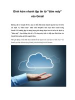 Đính kèm nhanh tập tin từ doc