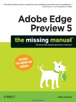 Adobe Edge Preview 5: The Missing Manual doc