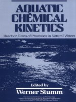 Aquatic chemical kinetics   reaction rates of processes in natural waters