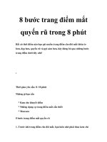 8 bước trang điểm mắt quyến rũ trong 8 phút pot