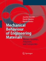 Mechanical behaviour of engineering materials