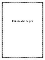 Cai sữa cho bé yêu docx