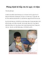 Phòng bệnh hô hấp cho bé ngày rét đậm ppt