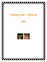 Thượng Hải - Niềm tự hào - Niềm tự hào doc