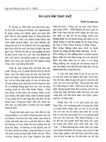 Báo cáo khoa học:Du lịch ẩm thực Huế doc