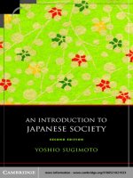 introduction to japanese society, second edition