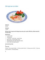Gỏi ngó sen cá chẻm ppt