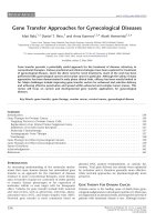 Gene Transfer Approaches for Gynecological Diseases pot