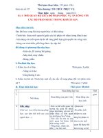 Giáo án số 7 - Bài 4: MỐI QUAN HỆ GIỮA BỘ PHẬN PHỤC VỤ ĂN UỐNG VỚI CÁC BỘ PHẬN KHÁC TRONG KHÁCH SẠN pdf