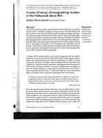 A TASTE OF HONEY: CHOREOGRAPHING MULATTA IN THE HOLLYWOOD DANCE FILM pot