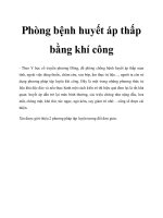 Phòng bệnh huyết áp thấp bằng khí công ppt