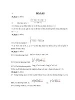 Đề thi thử đại học môn toán năm 2013 - THPT Lý Thường Kiệt - Hải Phòng - Đề số 40 pptx