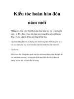 Kiểu tóc hoàn hảo đón năm mới ppt