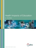 Health Impacts of Education a review pot