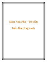Đầm Nha Phu - Từ biển biếc đến rừng xanh ppt