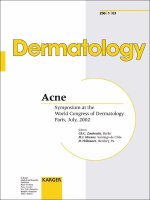 Acne Symposium at the World Congress of Dermatology Pari doc