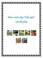 Khu vườn đẹp 