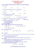 KIỂM TRA HỌC KÌ II – TOÁN 6 NĂM HỌC: 2010 – 2011 pdf