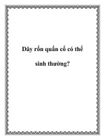 Dây rốn quấn cổ có thể sinh thường? pptx