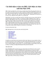 Các khái niệm cơ bản của DB2: Giới thiệu các hàm xuất bản SQL/XML pptx