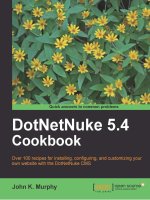 DotNetNuke 5.4 Cookbook docx
