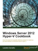 Windows Server 2012 Hyper-V Cookbook ppt