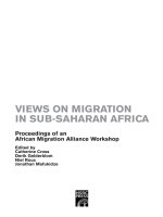 Views on Migration in Sub-Saharan Africa docx