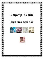 5 mẹo vặt ''''hô biến'''' diện mạo ngôi nhà docx