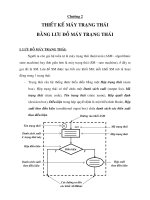 Chương 2 THIẾT KẾ MÁY TRẠNG THÁI BẰNG LƯU ĐỒ MÁY TRẠNG THÁI pdf
