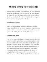 Thương trường và vị trí đắc địa docx