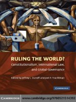 RULING THEWORLD? Constitutionalism, International Law, and Global Governance pptx