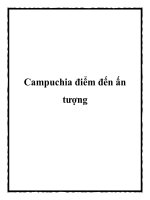 Campuchia điểm đến ấn tượng ppt