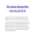 Xây dựng thương hiệu với A.S.A.P (P 2) docx