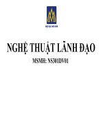 Definition and Significance of Leadership docx