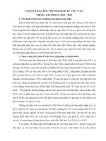 THÁCH THỨC ĐỐI VỚI NỀN KINH TẾ VIỆT NAM TRONG GIAI ĐOẠN 2013 - 2015 docx